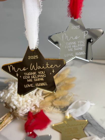 Thanks For Making Me Shine Ornament