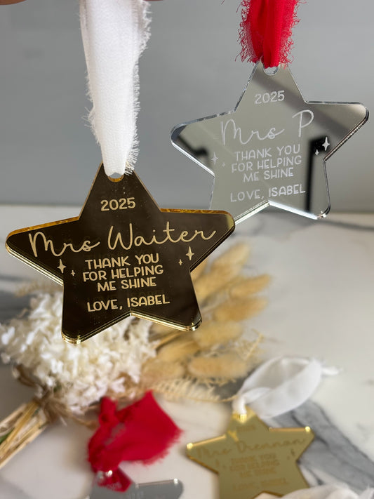 Thanks For Making Me Shine Ornament