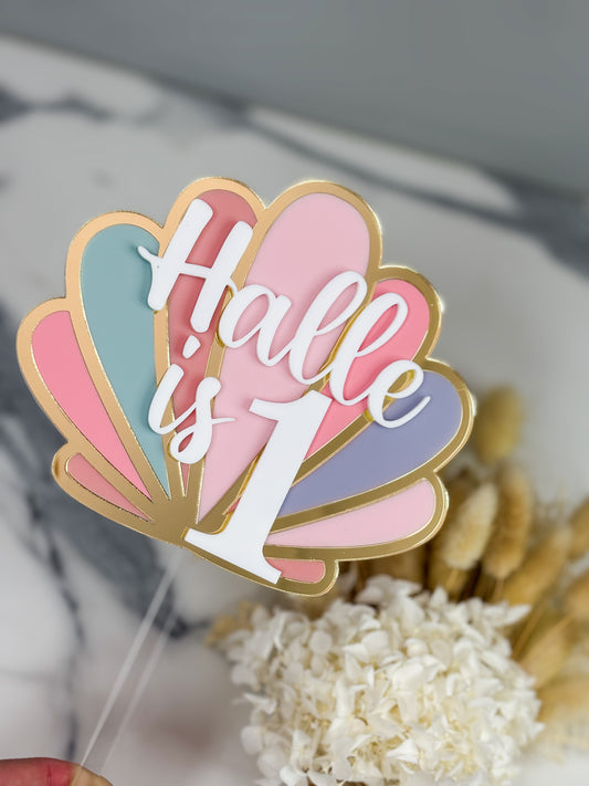 Shell Cake topper