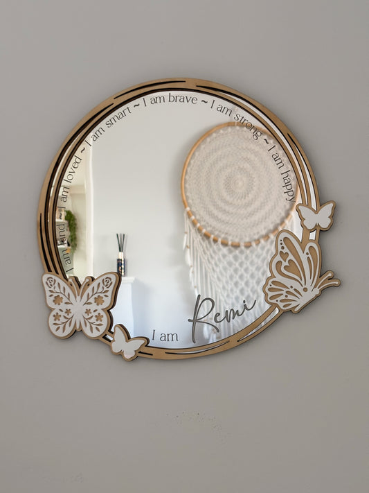 Daily Affirmation Mirror - Butterfly
