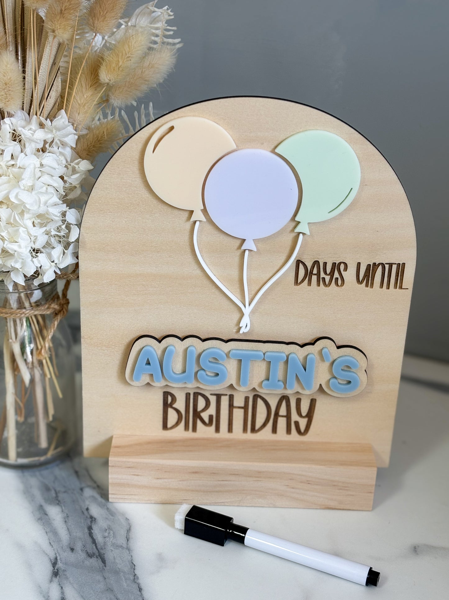 Birthday Countdown - Round