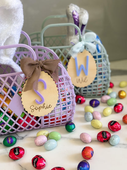 Initial & engraved tag