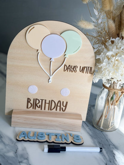 Birthday Countdown - Round