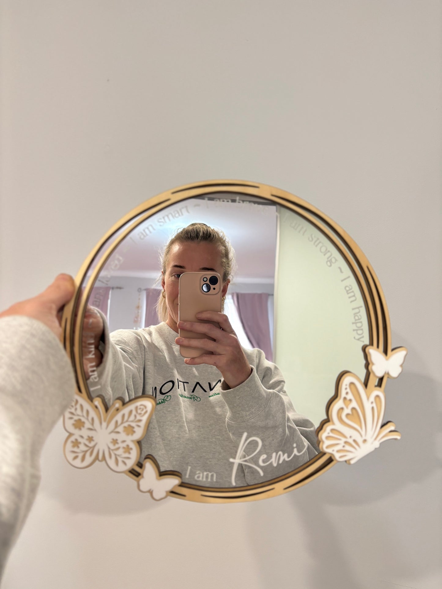 Daily Affirmation Mirror - Butterfly