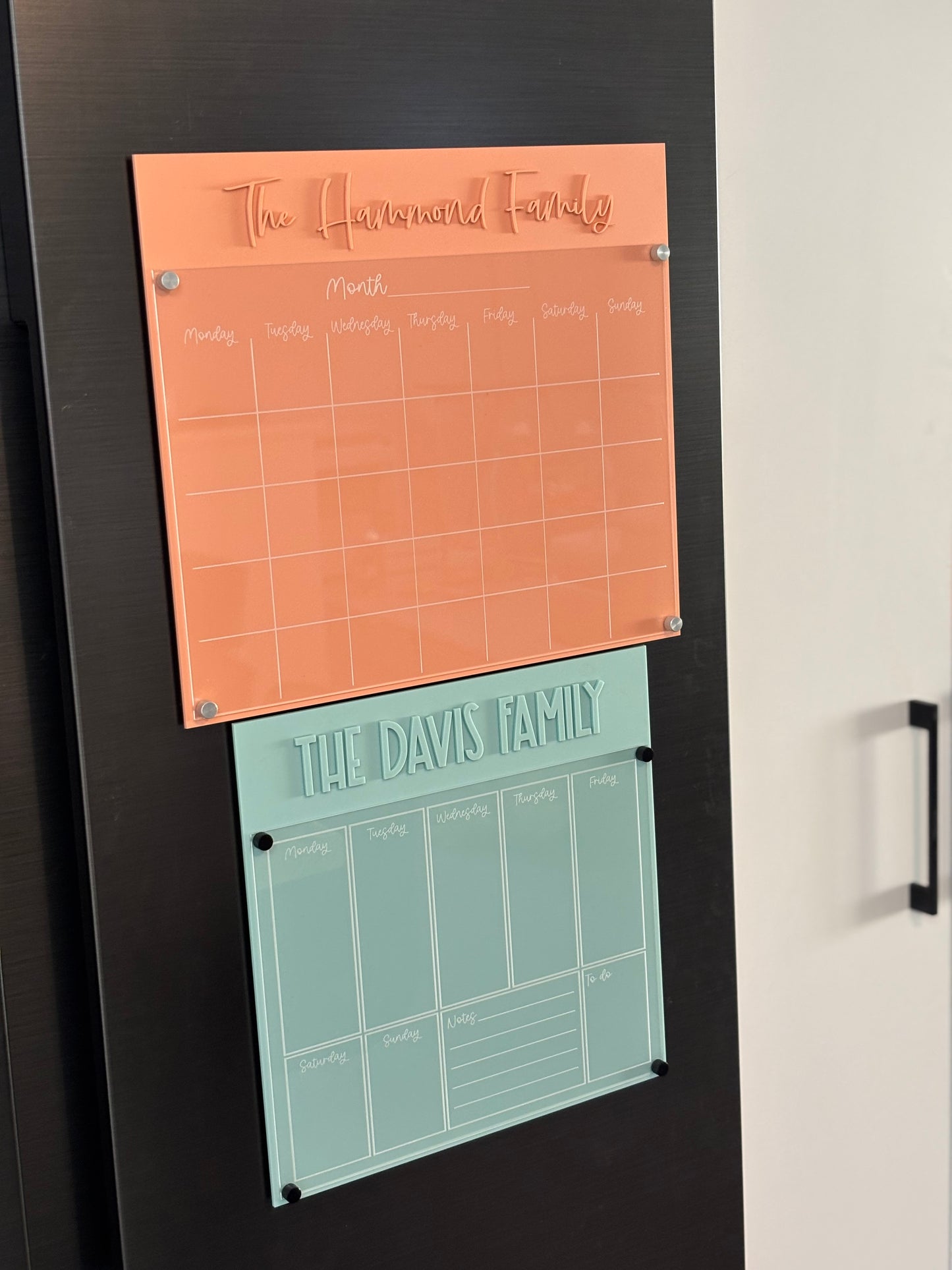 Monthly Magnetic Acrylic Calendar