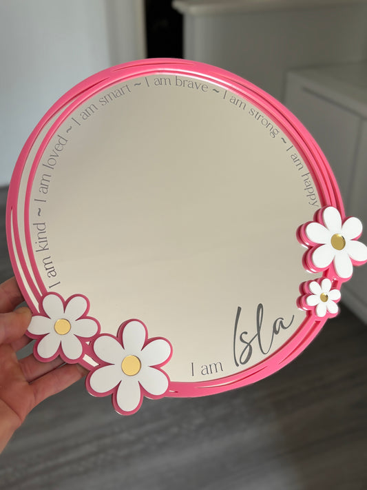 Daily Affirmation Mirror - Daisy