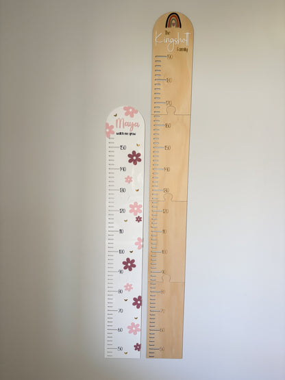 Flower Acrylic Height Chart