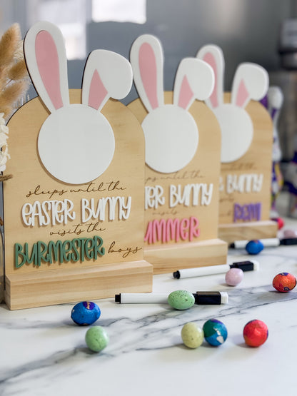 Personalised Easter plaque