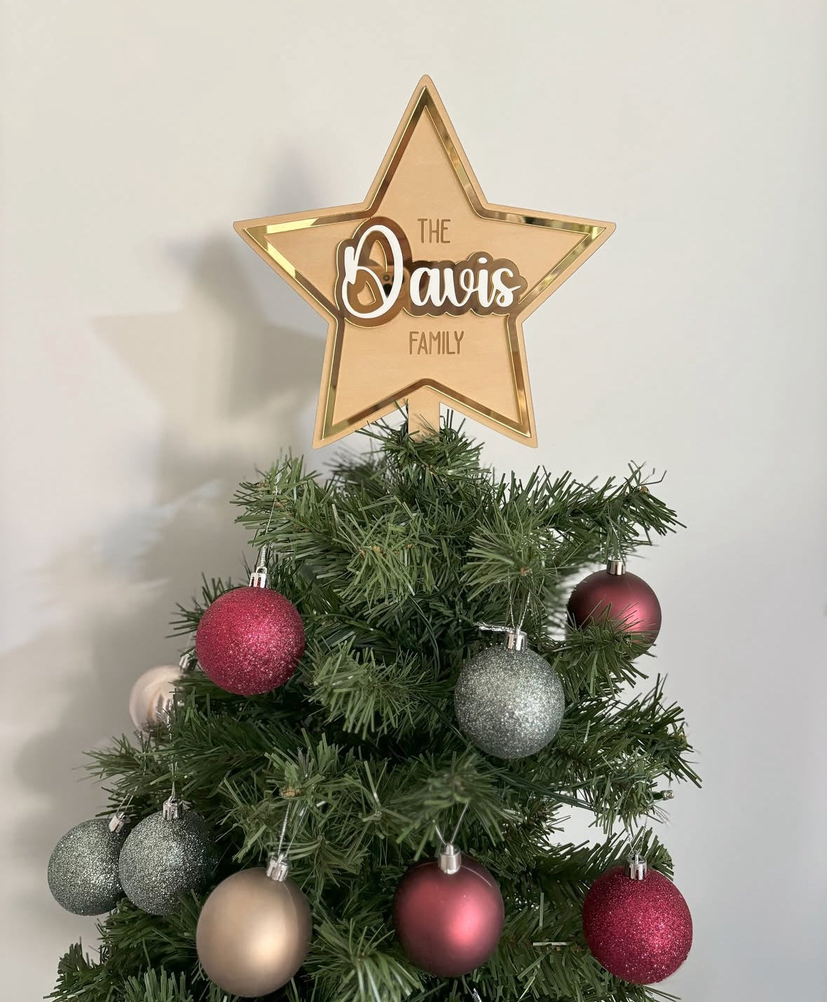 Personalised Christmas Star