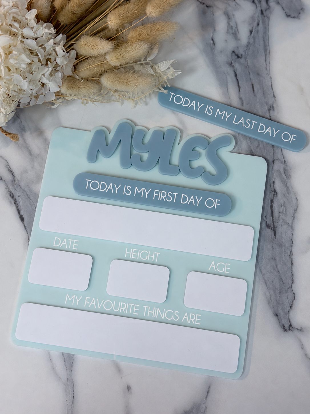Acrylic Back 2 School Board - Medium