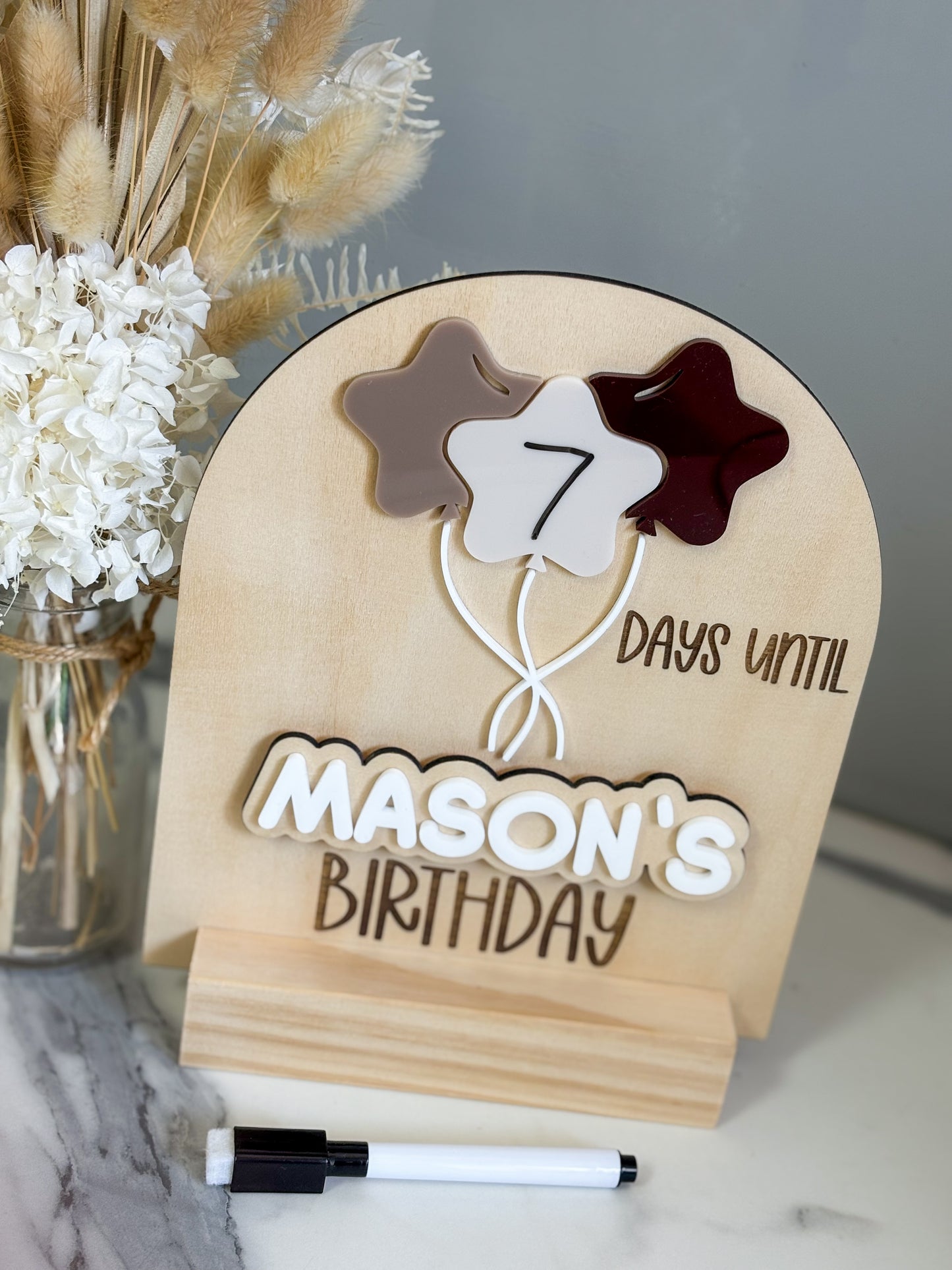 Birthday Countdown - Stars