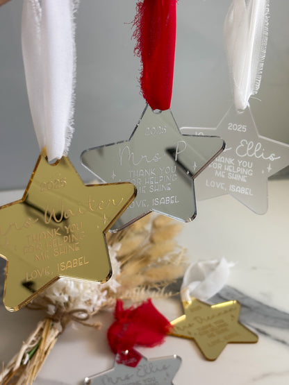 Thanks For Making Me Shine Ornament