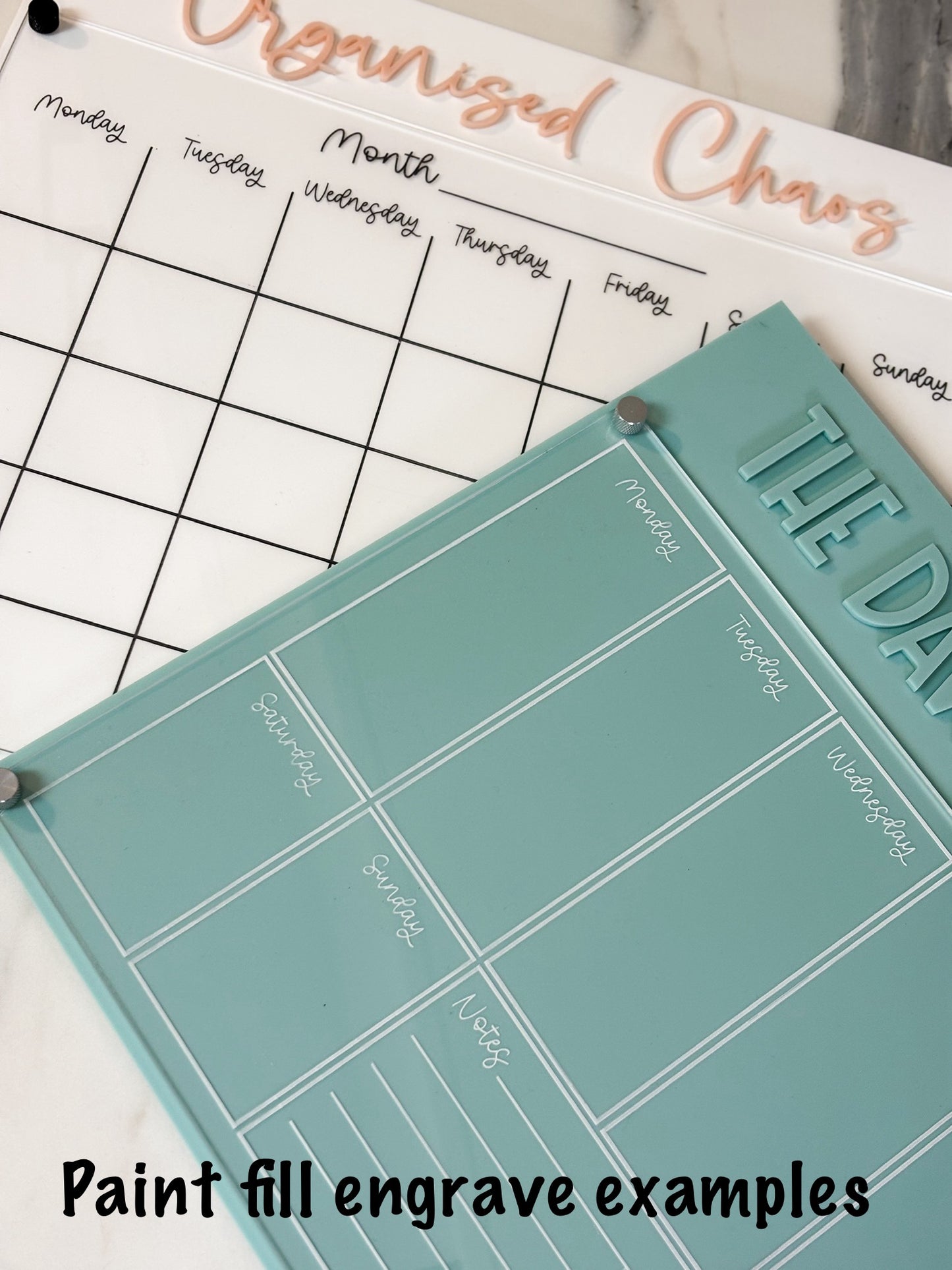 XL wall mounted planner