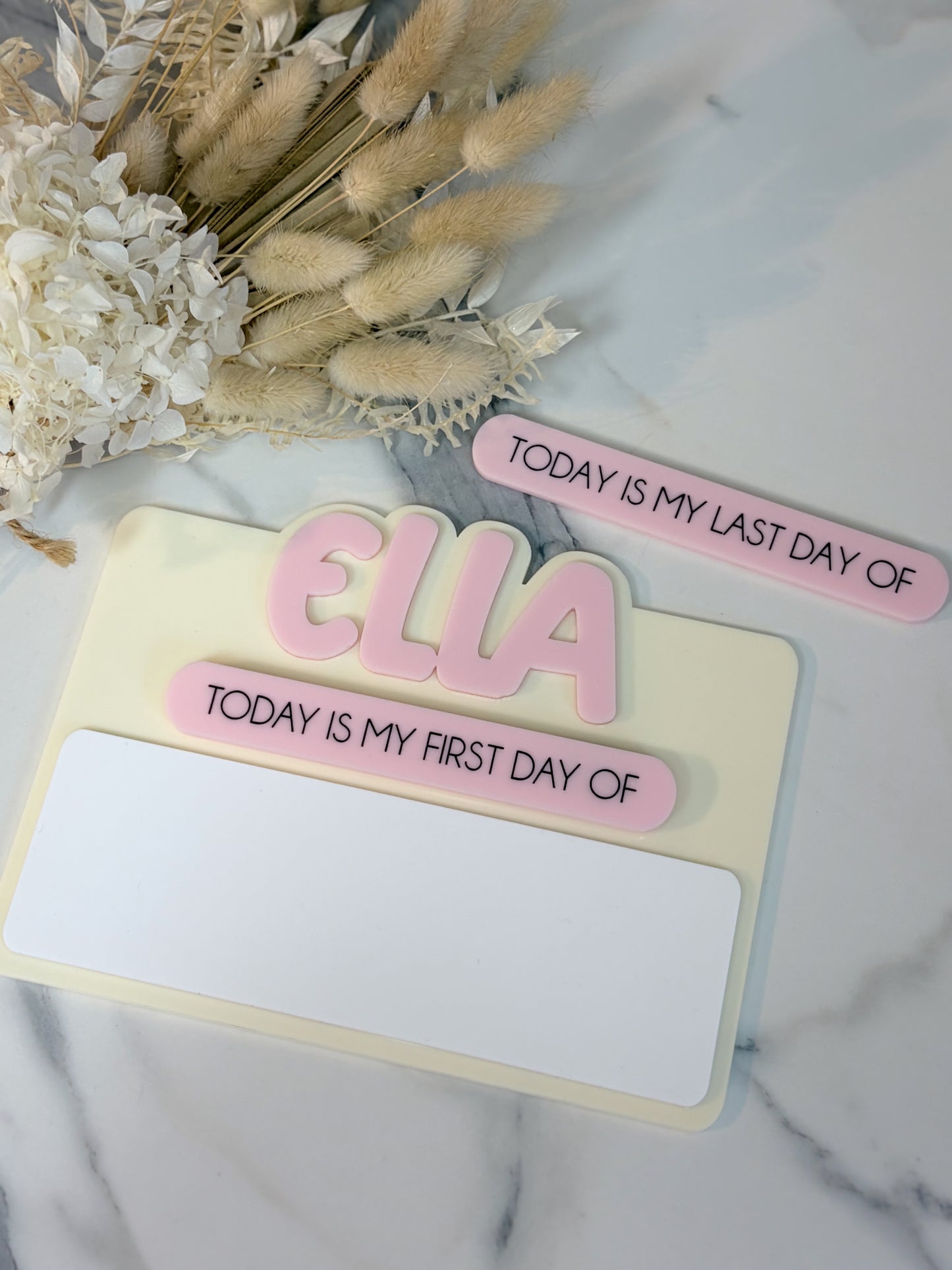Acrylic Back 2 School Board - Mini