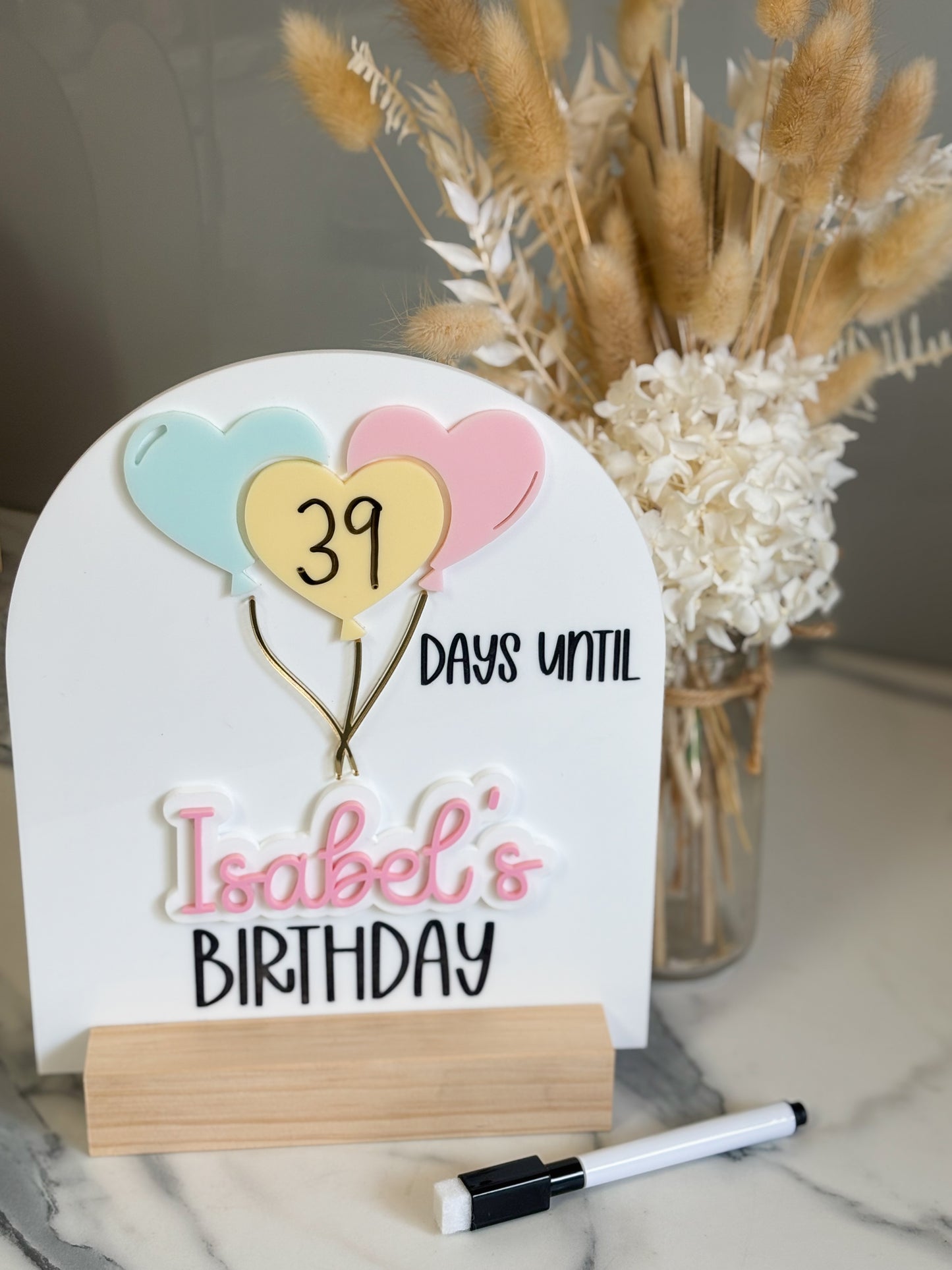 Birthday Countdown - Acrylic