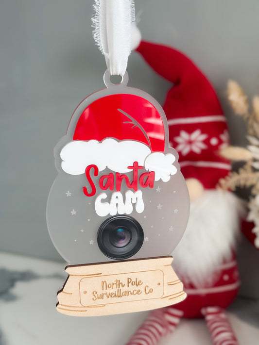 Santa Cam Snow Globe