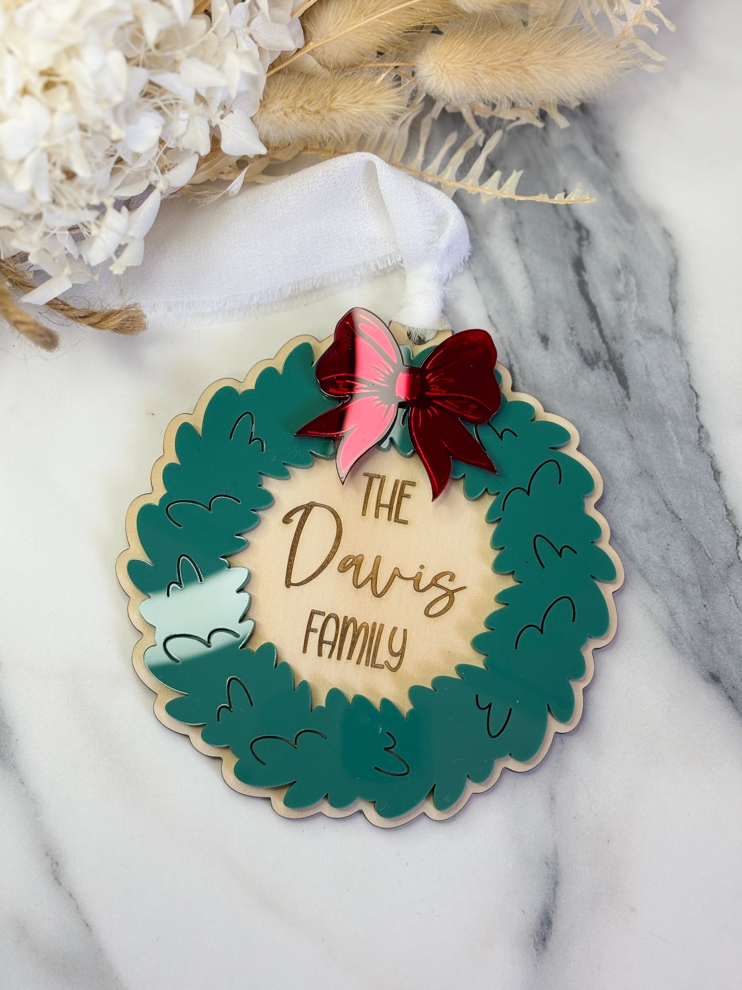 Family Wreath Ornament