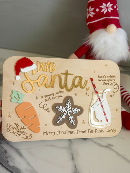 Santa Treat Tray