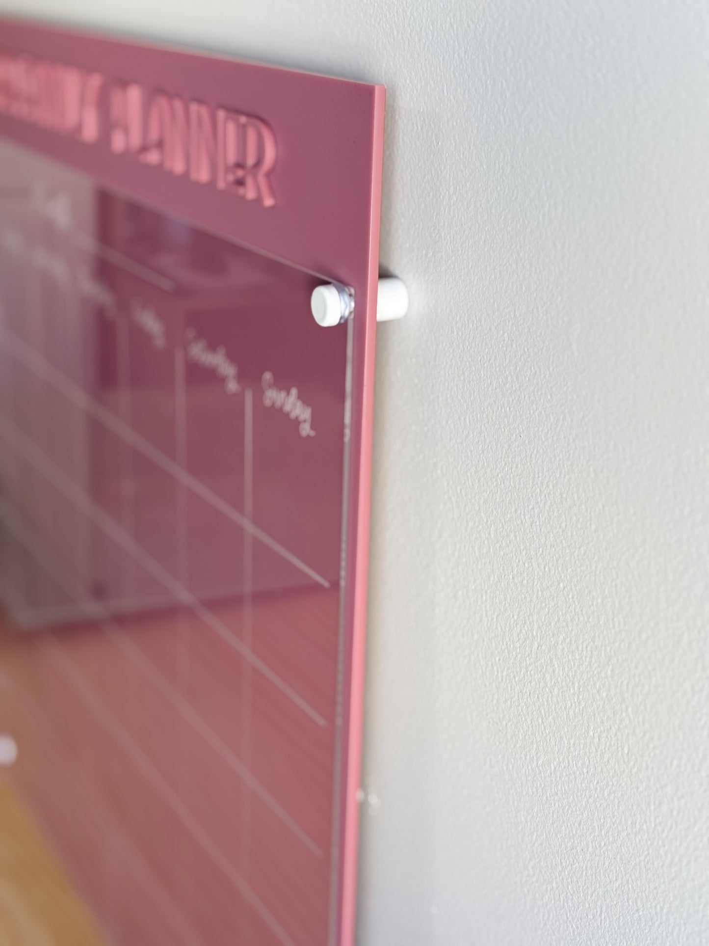 Wall mounted planner