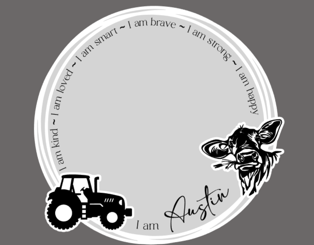 Daily Affirmation Mirror - Farm