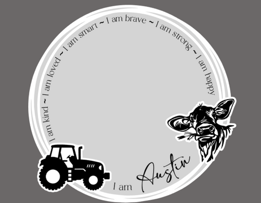 Daily Affirmation Mirror - Farm