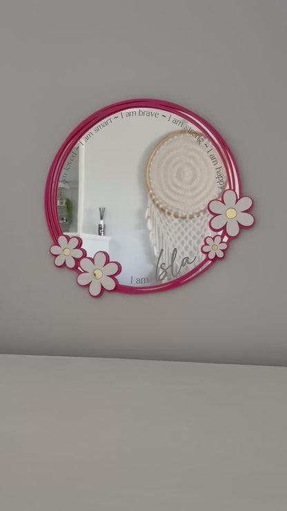 Daily Affirmation Mirror - Daisy