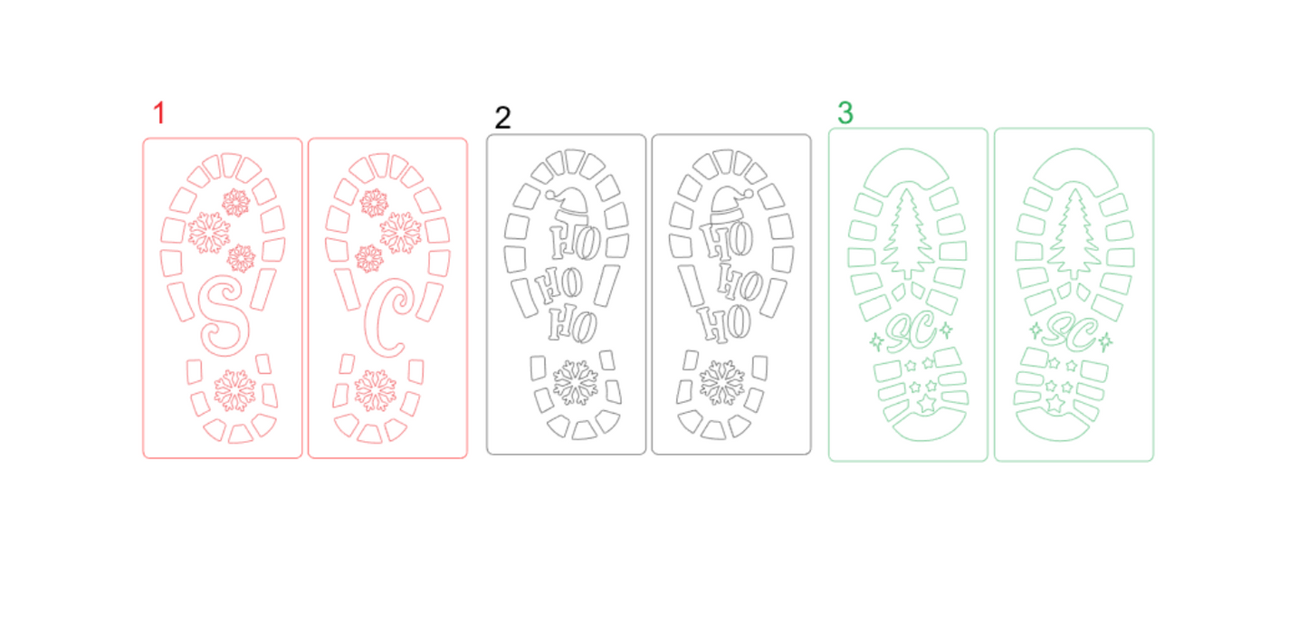 Santa Foot Prints