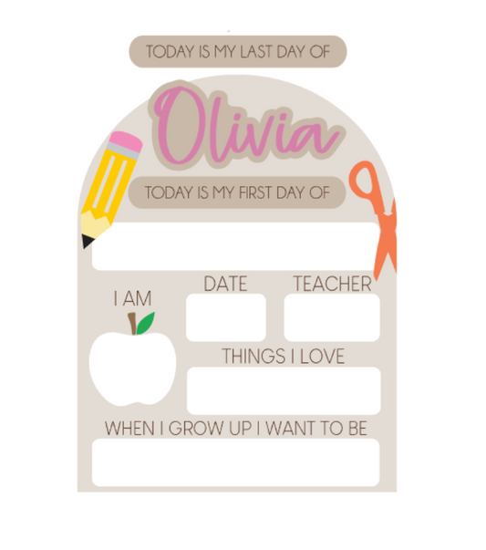 Back to school - School