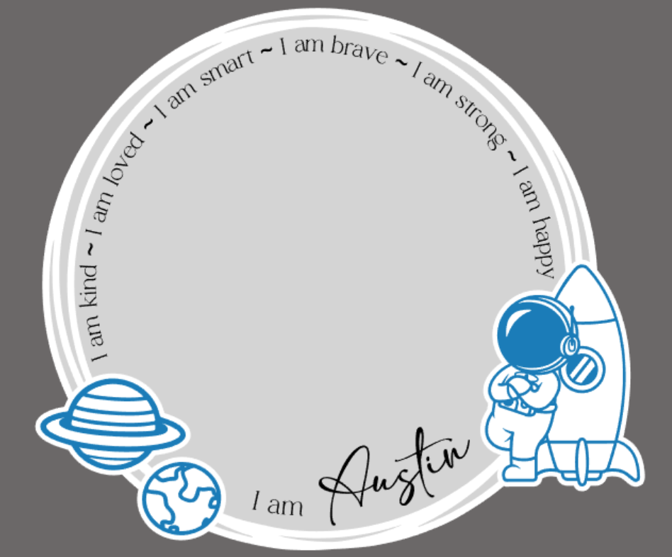 Daily Affirmation Mirror - Space